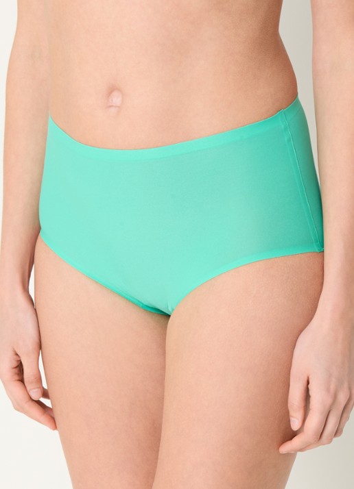 Chantelle One-size-fits-all high waisted naadloze slip - detail zeegroen