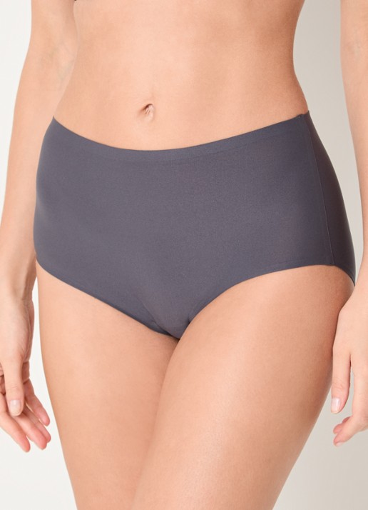 Chantelle One-size-fits-all high waisted naadloze slip - voorkant 2 grijs