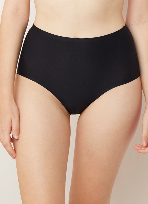 Chantelle One-size-fits-all naadloze high waisted slip in 3-pack - voorkant 3 zwart