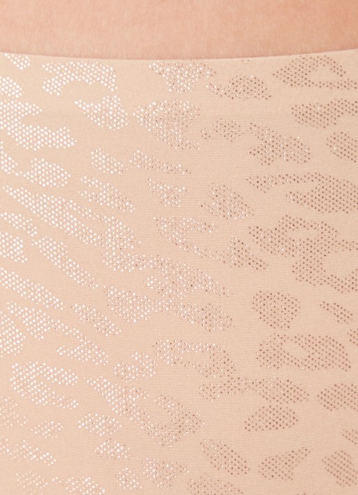 Chantelle One-size-fits-all naadloze high waisted slip met metallic finish - detail 3 lichtgrijs