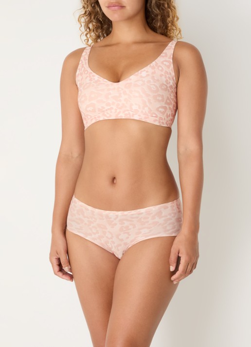 Chantelle One-size-fits-all naadloze hipster met print