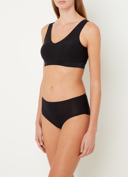 Chantelle One-size-fits-all naadloze slip in 3-pack - voorkant 4 zwart