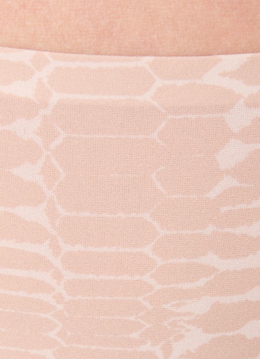 Chantelle One-size-fits-all naadloze string met dierenprint - detail 2 oudroze