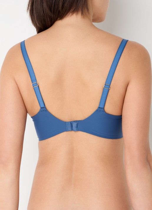 Chantelle Orangerie Dream beugel bh met kant - achterkant 3 blauw