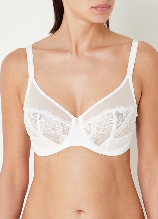 Chantelle Orangerie Dream beugel bh met kant - detail 3 wit