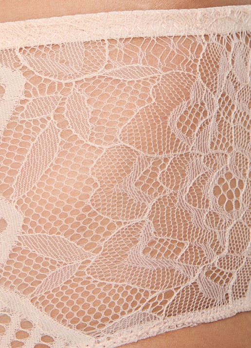 Chantelle Origins high waisted naadloze slip met kant - detail 5 beige