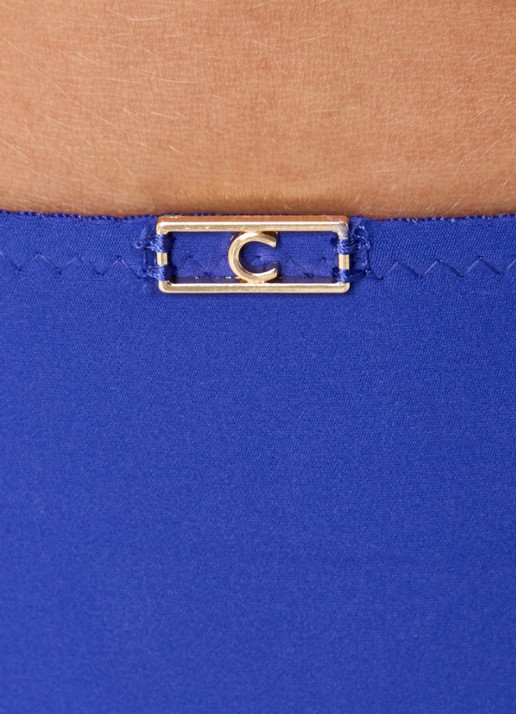 Chantelle Origins high waisted naadloze slip met kant - detail 2 blauw