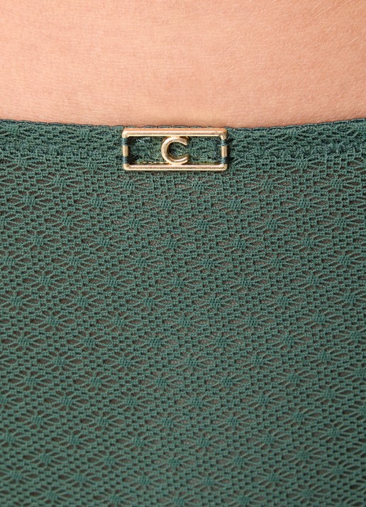 Chantelle Origins hipster van kant - detail 2 donkergroen