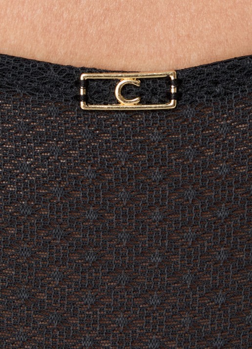 Chantelle Origins hipster van kant - detail 4 zwart
