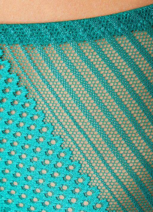 Chantelle Play high waisted slip met kant - detail 2 zeegroen