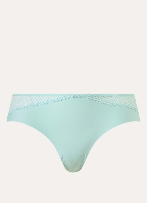 Chantelle Play hipster met kant - voorkant 4 mint