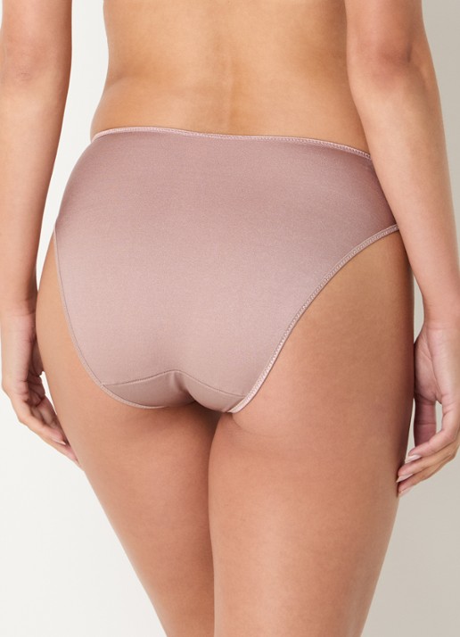 Chantelle Slip met borduring - achterkant 5 oudroze