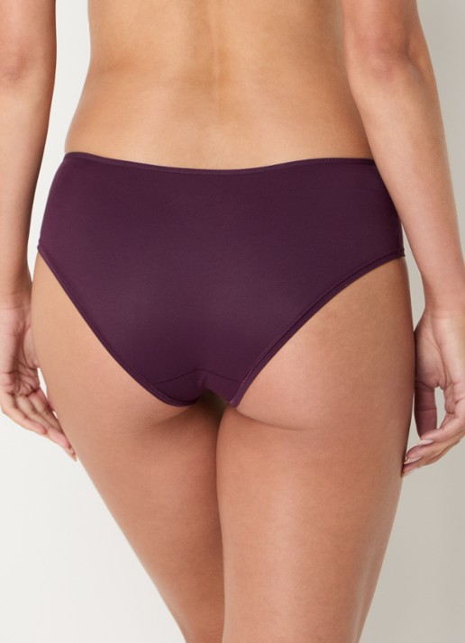 Chantelle Slip met kant - achterkant 3 aubergine