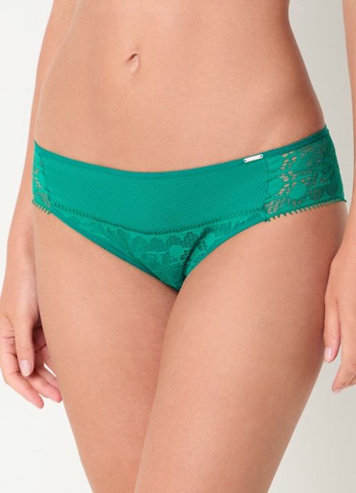 Chantelle Slip met kant - detail groen