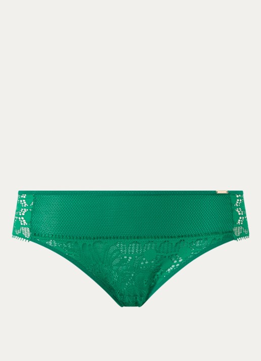 Chantelle Slip met kant - voorkant 3 groen