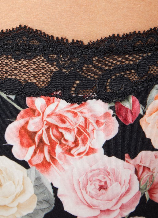 Chantelle Slip met print - detail 3 roze