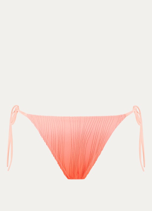 Chantelle Tanga bikinislip met structuur - voorkant 4 oranje