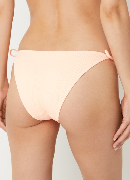 Chantelle Tanga bikinislip met structuur - achterkant 5 abrikoos