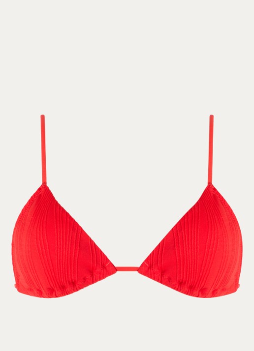 Chantelle Triangel bikinitop met uitneembare vulling - voorkant rood
