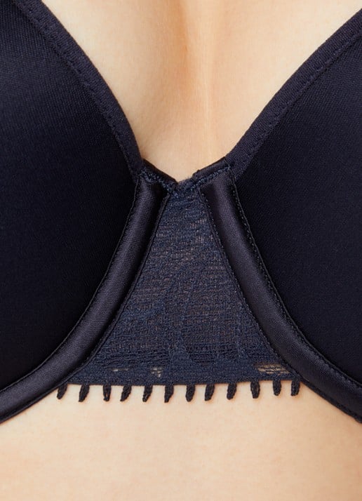 Chantelle Voorgevormde beugel bh met kant - detail 5 donkerblauw