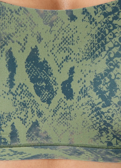 Chantelle Voorgevormde bralette met dierenprint - detail 2 groen