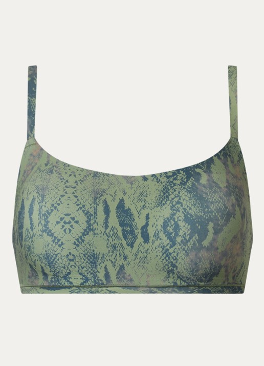 Chantelle Voorgevormde bralette met dierenprint - voorkant 4 groen