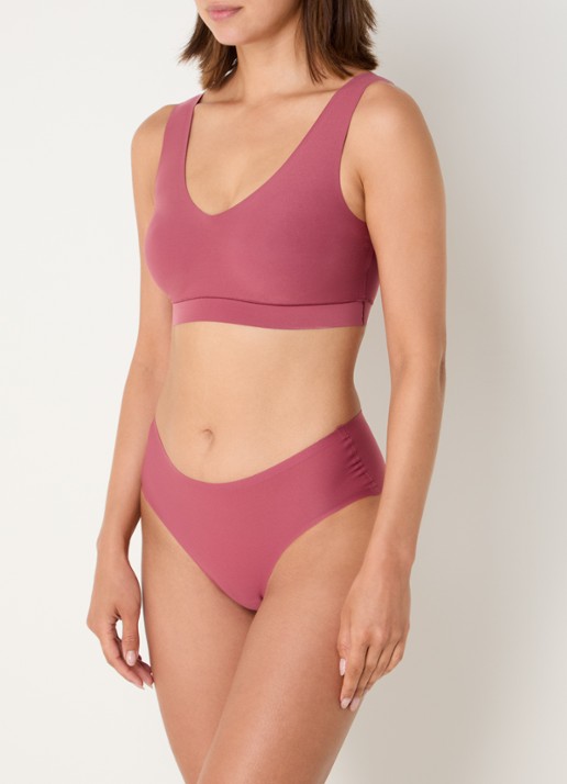 Chantelle Voorgevormde bralette - voorkant 3 bordeauxrood
