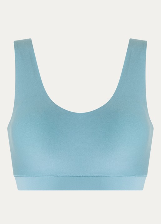 Chantelle Voorgevormde bralette - voorkant 3 blauwgrijs