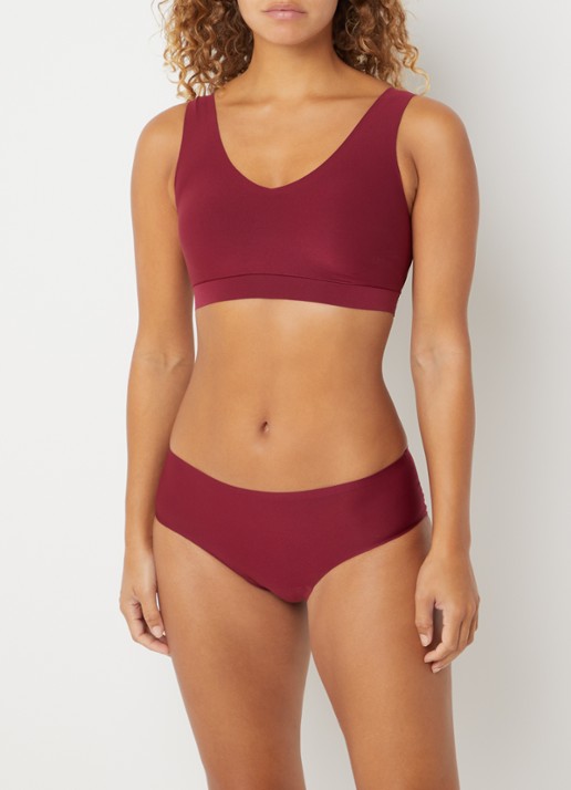 Chantelle Voorgevormde bralette - detail 3 bordeauxrood