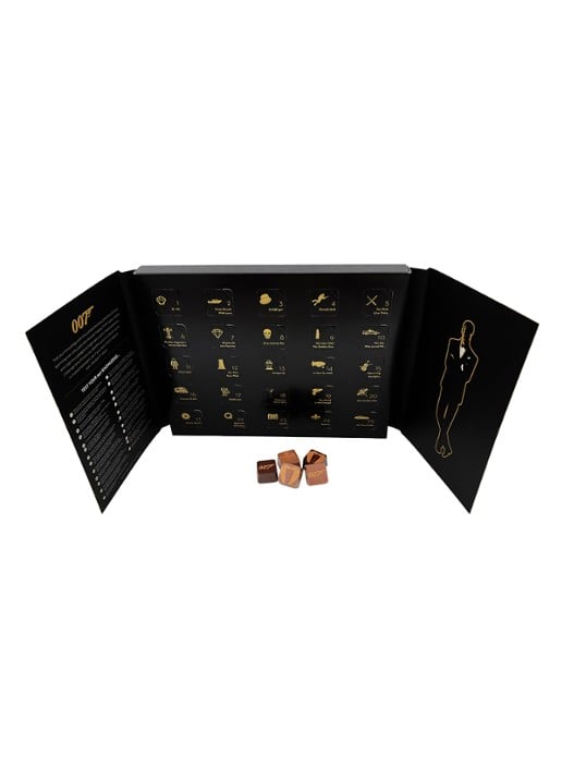Charbonnel et Walker 007 James Bond adventskalender - 25 dagen - voorkant 5 beige