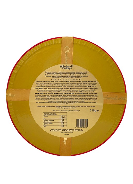 Charbonnel et Walker Red Velvet chocolade en truffels 310 gram 25 stuks - detail 2 beige