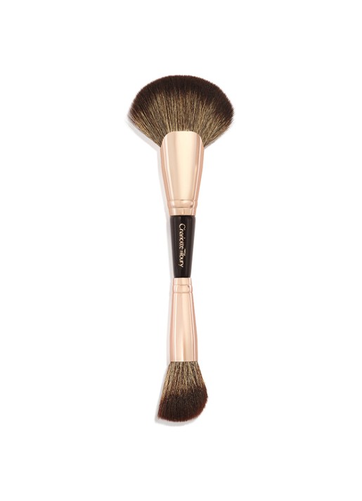 Charlotte Tilbury Airbrush Flawless Easy Soft Blur Bronzer + Blusher Brush -  make-up kwast - voorkant 2 undefined