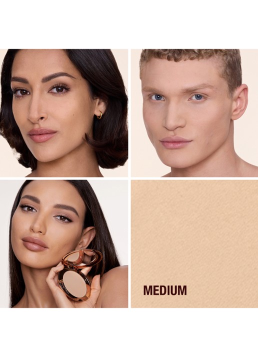 Charlotte Tilbury Airbrush Flawless Finish Powder - poeder - achterkant 6 2 medium
