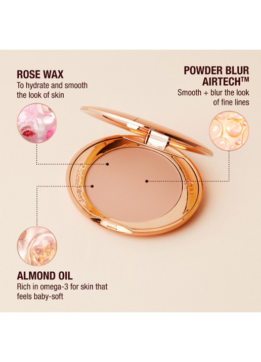 Charlotte Tilbury Airbrush Flawless Finish Powder - poeder  - detail 4 3 tan