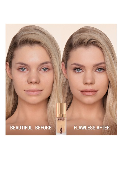 Charlotte Tilbury Airbrush Flawless Foundation - vloeibare foundation - detail 2  5 cool