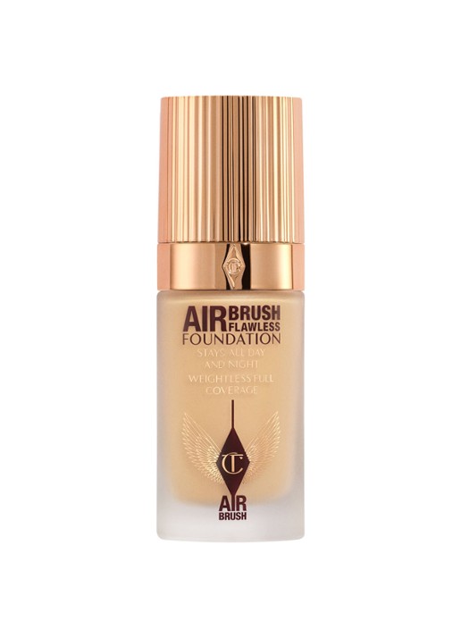 Charlotte Tilbury Airbrush Flawless Foundation - vloeibare foundation - voorkant  5 warm