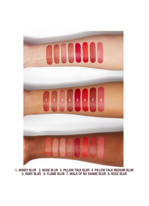 Charlotte Tilbury Airbrush Flawless Lip Blur - matte vloeibare lipstick - detail 3 walk of no shame blur