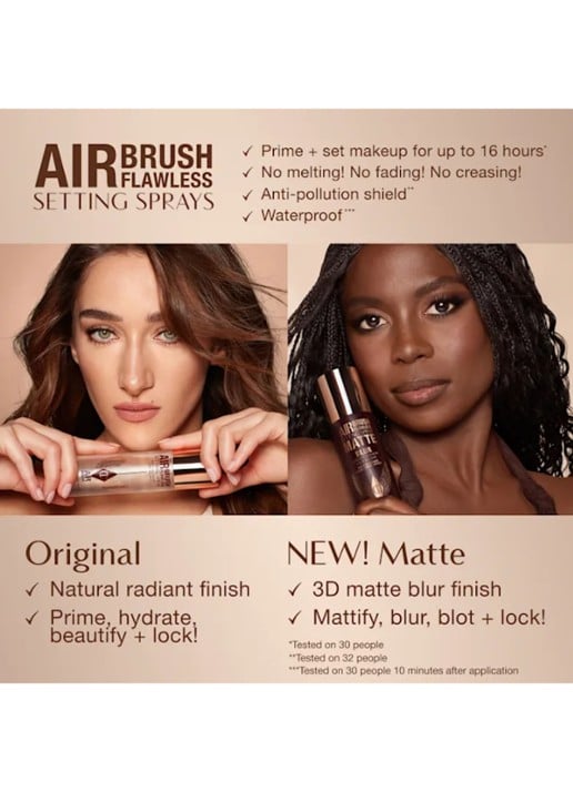 Charlotte Tilbury Airbrush Flawless Setting Spray - make-up setting- & fixing spray - detail 4 undefined