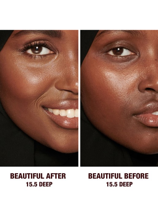 Charlotte Tilbury Beautiful Skin Radiant Concealer - vloeibare concealer - achterkant 15.5 deep