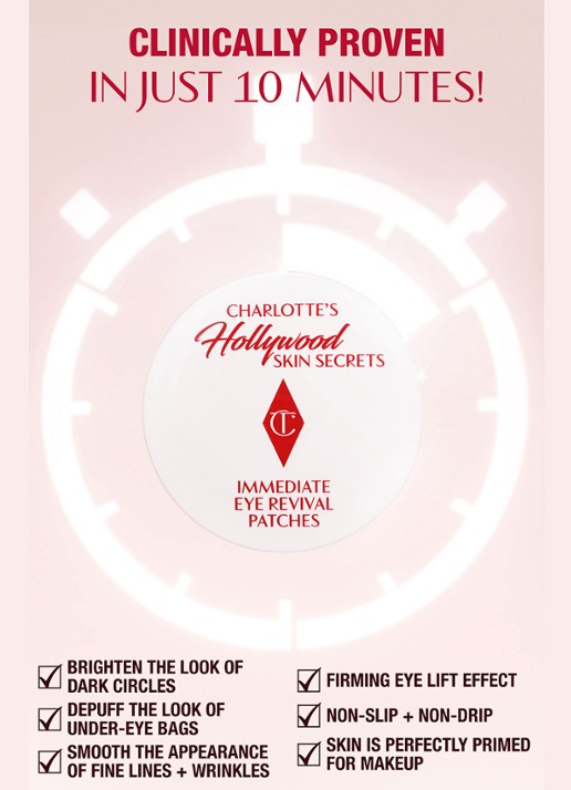 Charlotte Tilbury Charlotte's Hollywood Skin Secrets Immediate Eye Revival Patches - oogmasker - detail 5 undefined