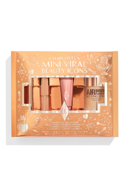 Charlotte Tilbury Charlotte's Mini Viral Beauty Icons - travel size make-up set t.w.v. €82 - voorkant 2 undefined