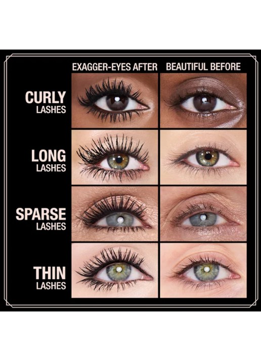 Charlotte Tilbury Exagger-Eyes Volume Mascara - travel size - detail 3 zwart