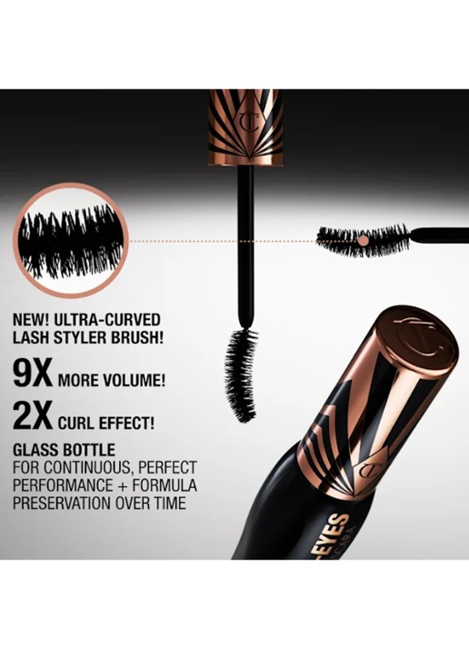 Charlotte Tilbury Exagger-Eyes Volume Mascara - travel size - detail 4 zwart
