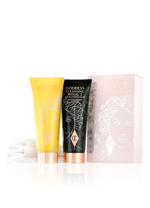 Charlotte Tilbury Goddess Cleansing Ritual - dual cleanser set - voorkant 5 undefined
