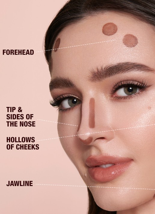 Charlotte Tilbury Hollywood Contour Wand - contour stick - voorkant 2 fair