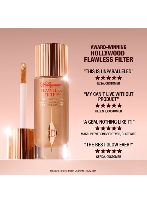 Charlotte Tilbury Hollywood Flawless Filter - primer, highlighter & corrector  - detail 6 goud