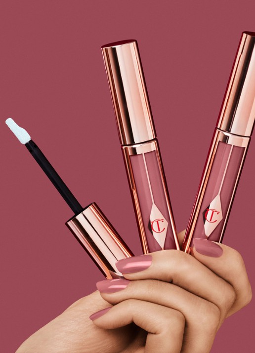 Charlotte Tilbury Hollywood Lip - liquid lipstick - detail 3 show girl