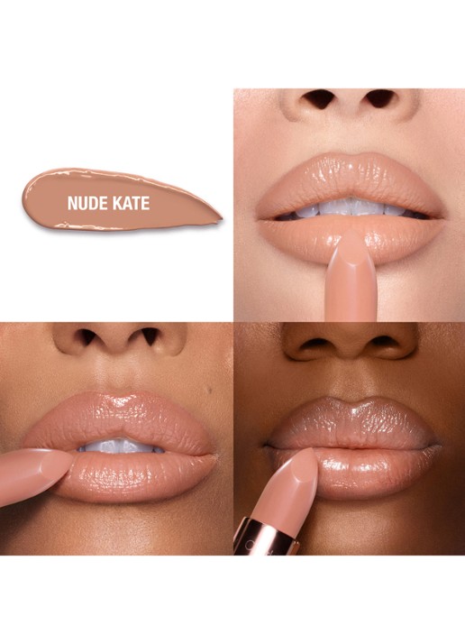 Charlotte Tilbury K.I.S.S.I.N.G lipstick - achterkant 7 nude kate