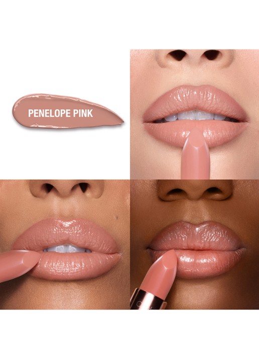 Charlotte Tilbury K.I.S.S.I.N.G lipstick - achterkant 6 penelope pink