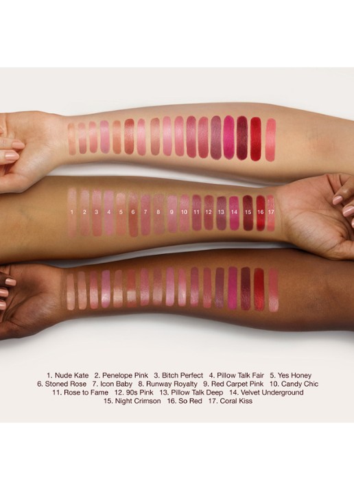 Charlotte Tilbury K.I.S.S.I.N.G lipstick - detail 2 penelope pink